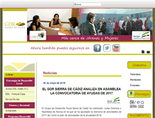 Tablet Screenshot of gdrsierradecadiz.org